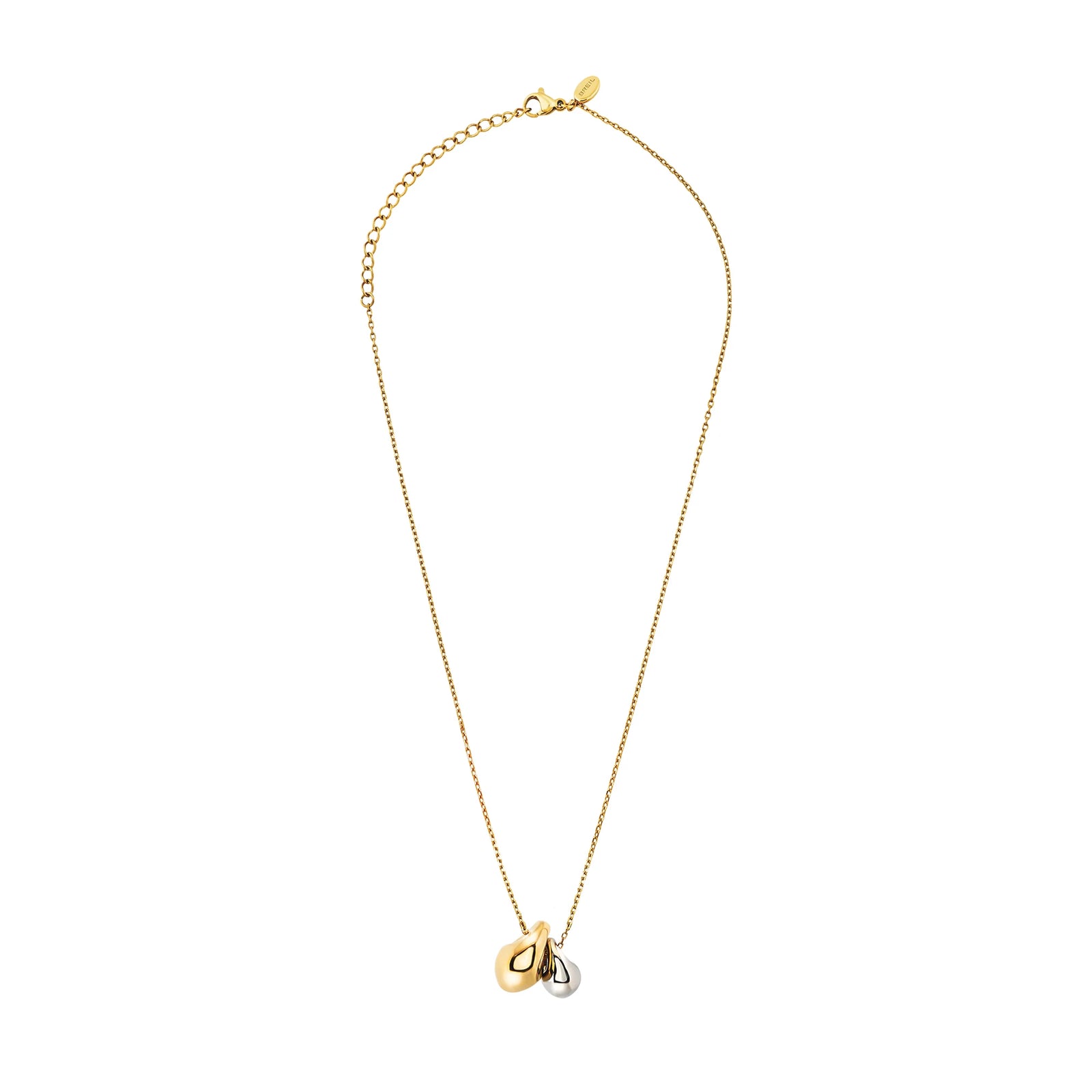 Collana Breil B Rocks TJ4191 bicolore oro e acciaio-2b Gioielli