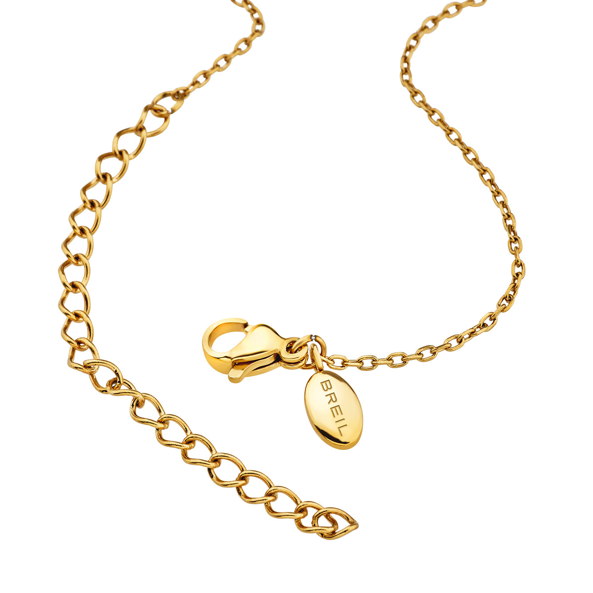 Collana Breil B Rocks TJ4191 bicolore oro e acciaio-2b Gioielli