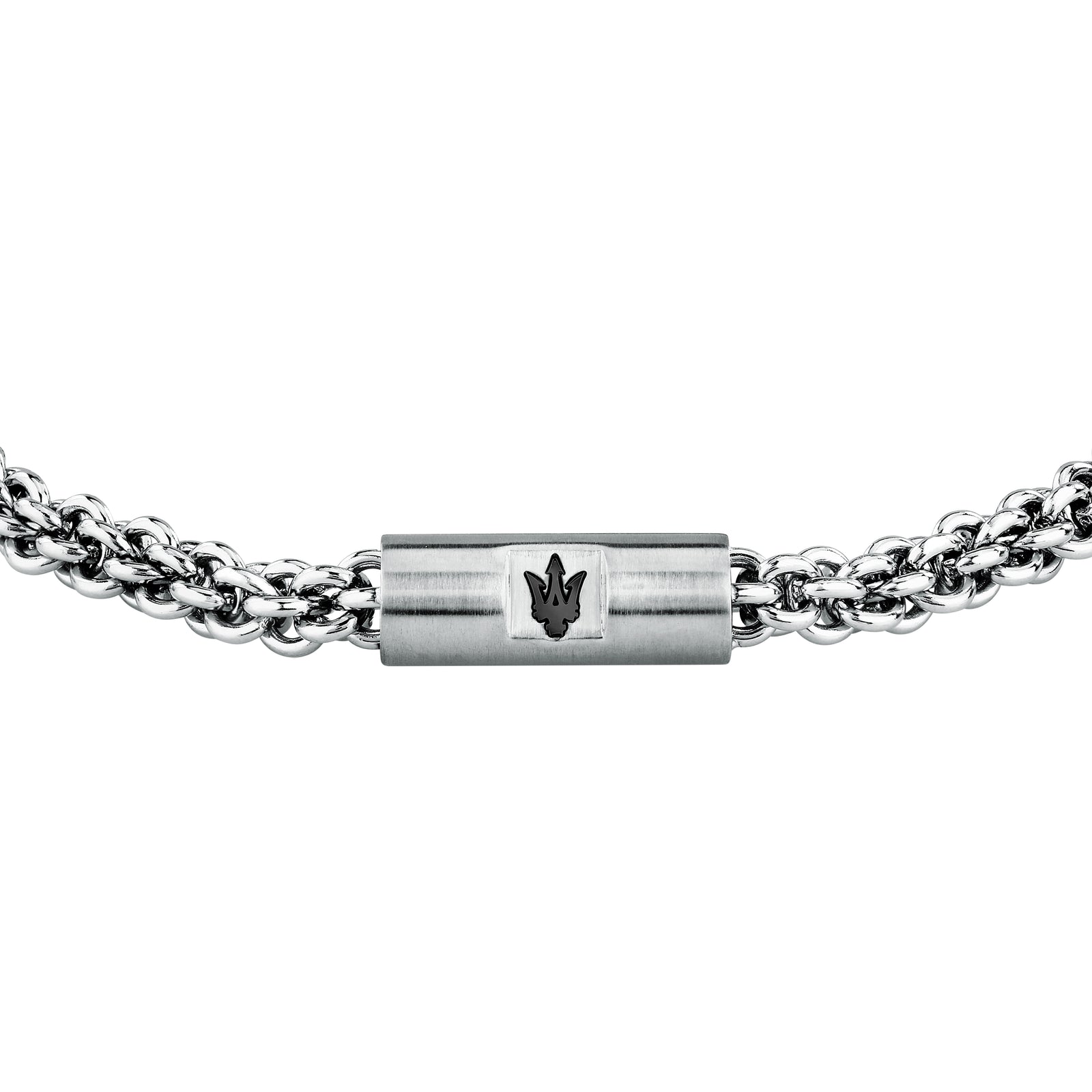 Dettaglio elemento centrale del bracciale Maserati JM526AVD113