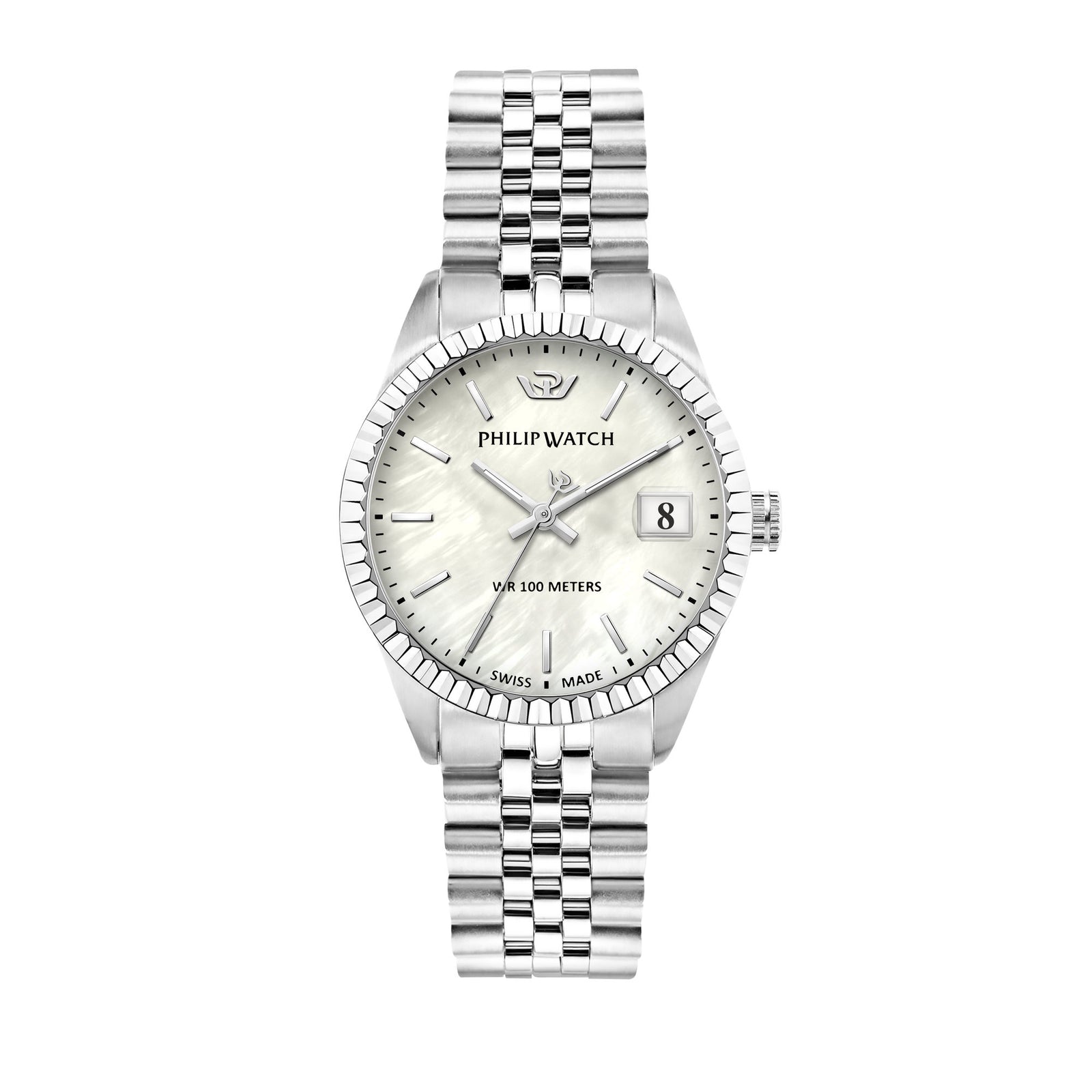 Orologio Philip Watch Caribe R8253597594 donna acciaio 35 mm-2b Gioielli