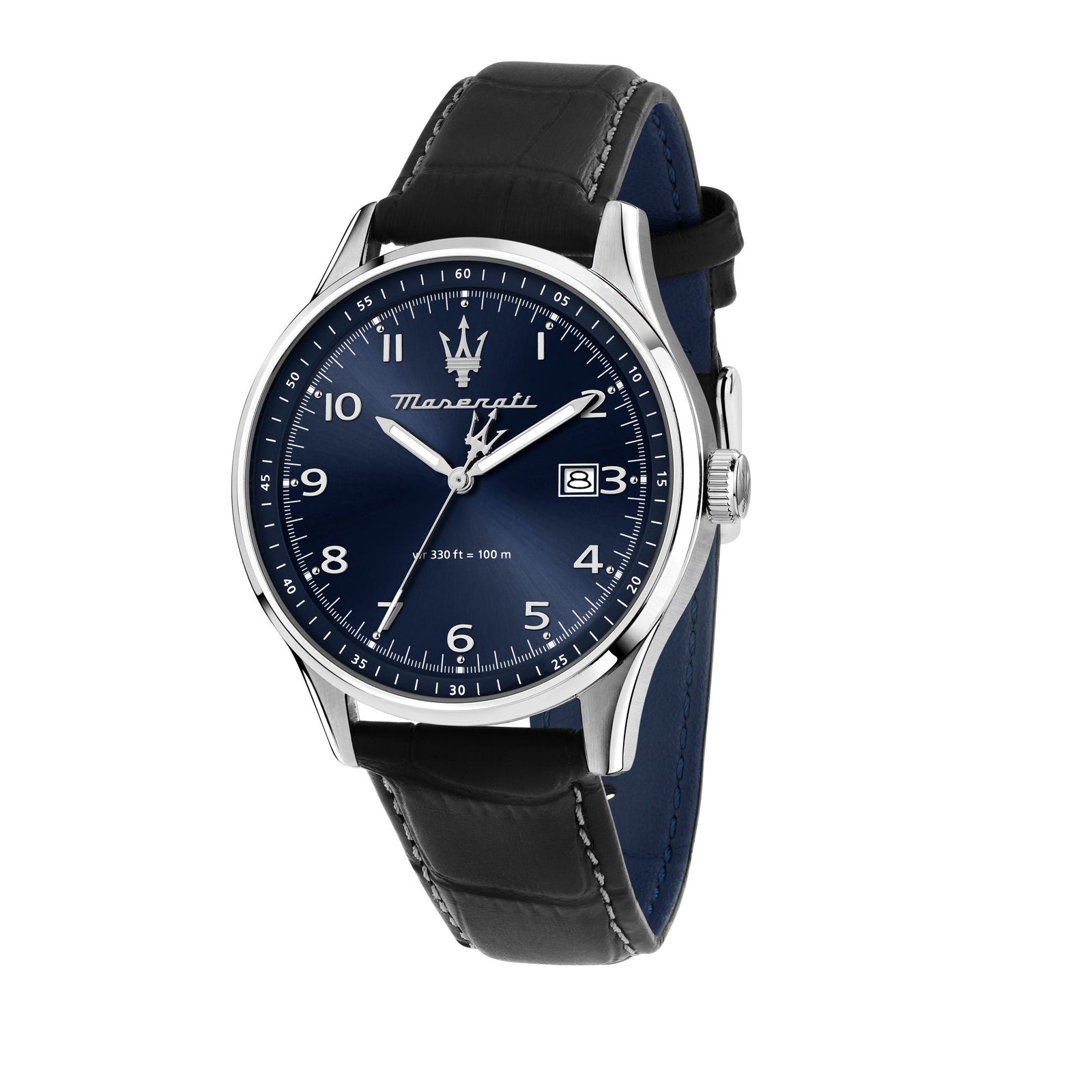 Orologio Maserati Sorpasso R8851124003 blu con cinturino in pelle-2b Gioielli