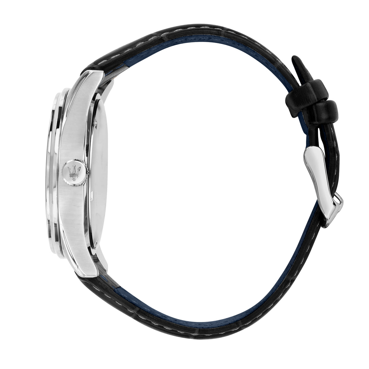 Orologio Maserati Sorpasso R8851124003 blu con cinturino in pelle-2b Gioielli