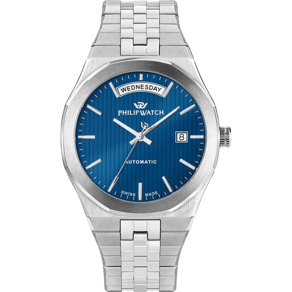 Orologio Philip Watch Windsurf R8223533003 automatico blu 40 mm-2b Gioielli