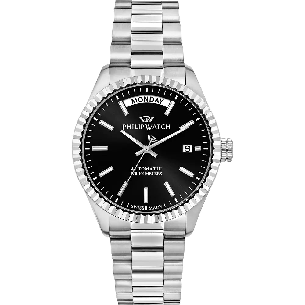 Orologio Philip Watch Caribe R8223597108 automatico Swiss Made uomo 39 mm-2b Gioielli