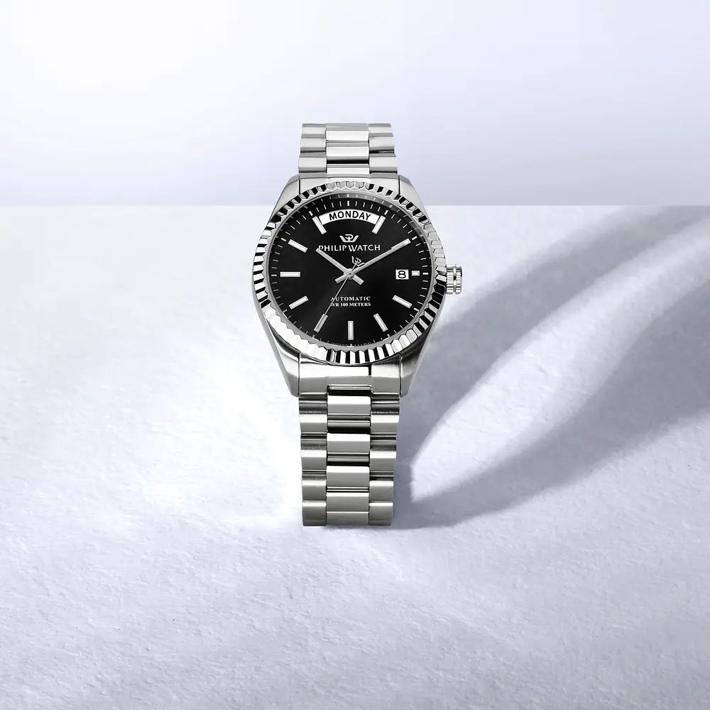 Orologio Philip Watch Caribe R8223597108 automatico Swiss Made uomo 39 mm-2b Gioielli