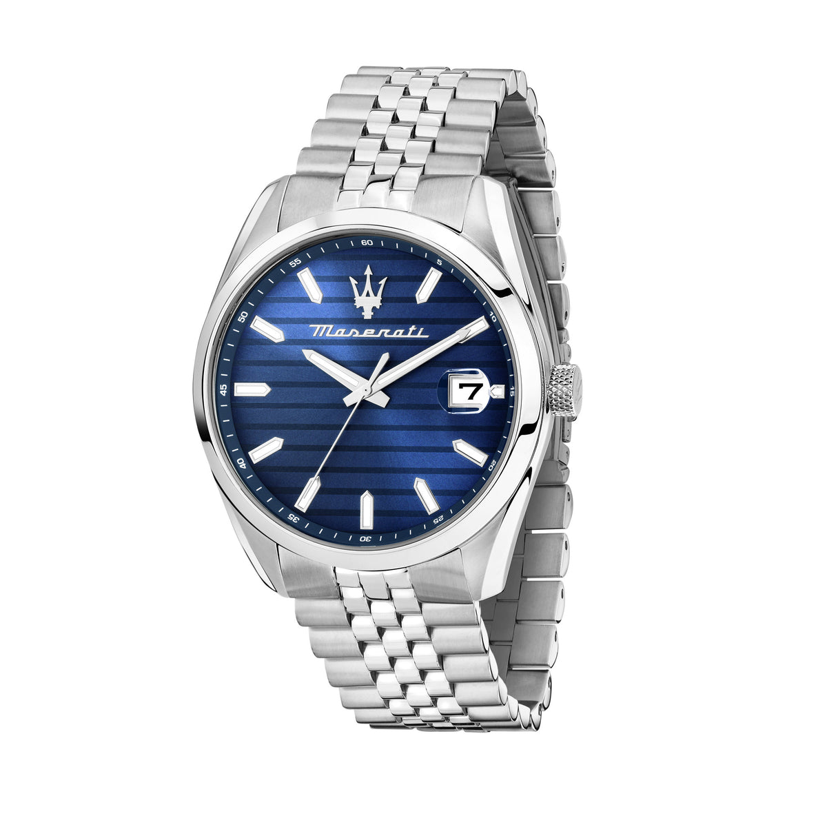 Orologio Maserati Attrazione R8853151028 blu con data 43 mm-2b Gioielli