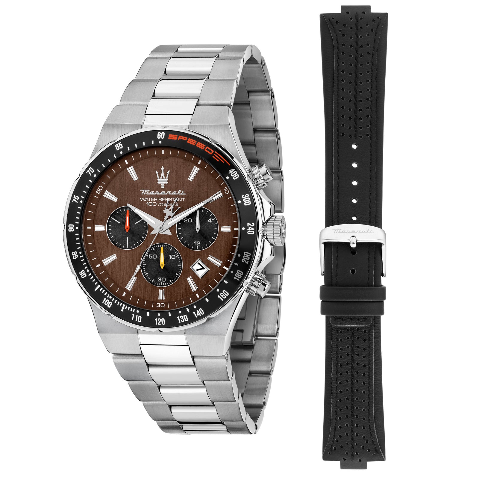 Orologio Maserati Sfida R8873640026 cronografo Gift Set 41 mm-2b Gioielli