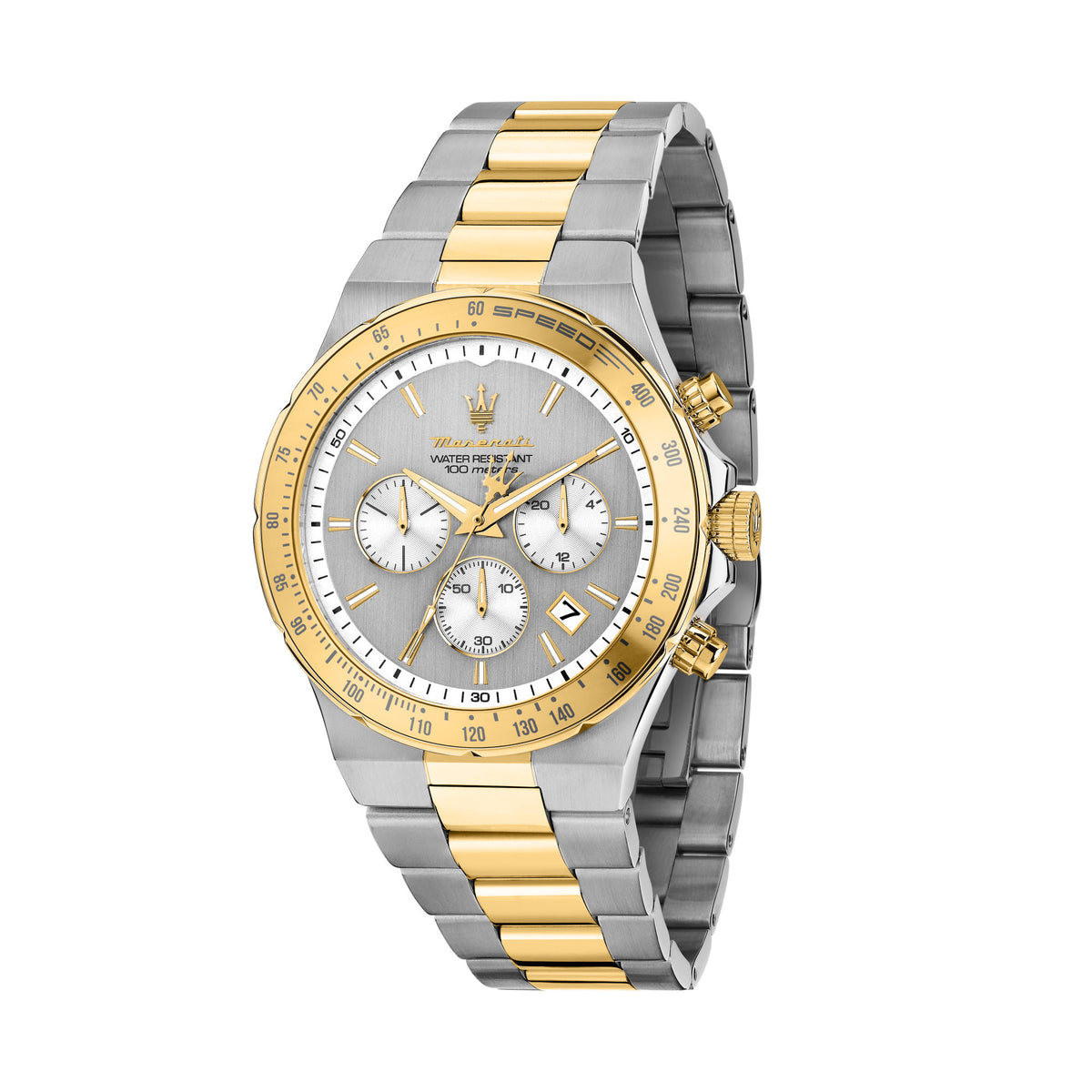 Orologio Maserati Sfida R8873640028 cronografo bicolore 41 mm-2b Gioielli