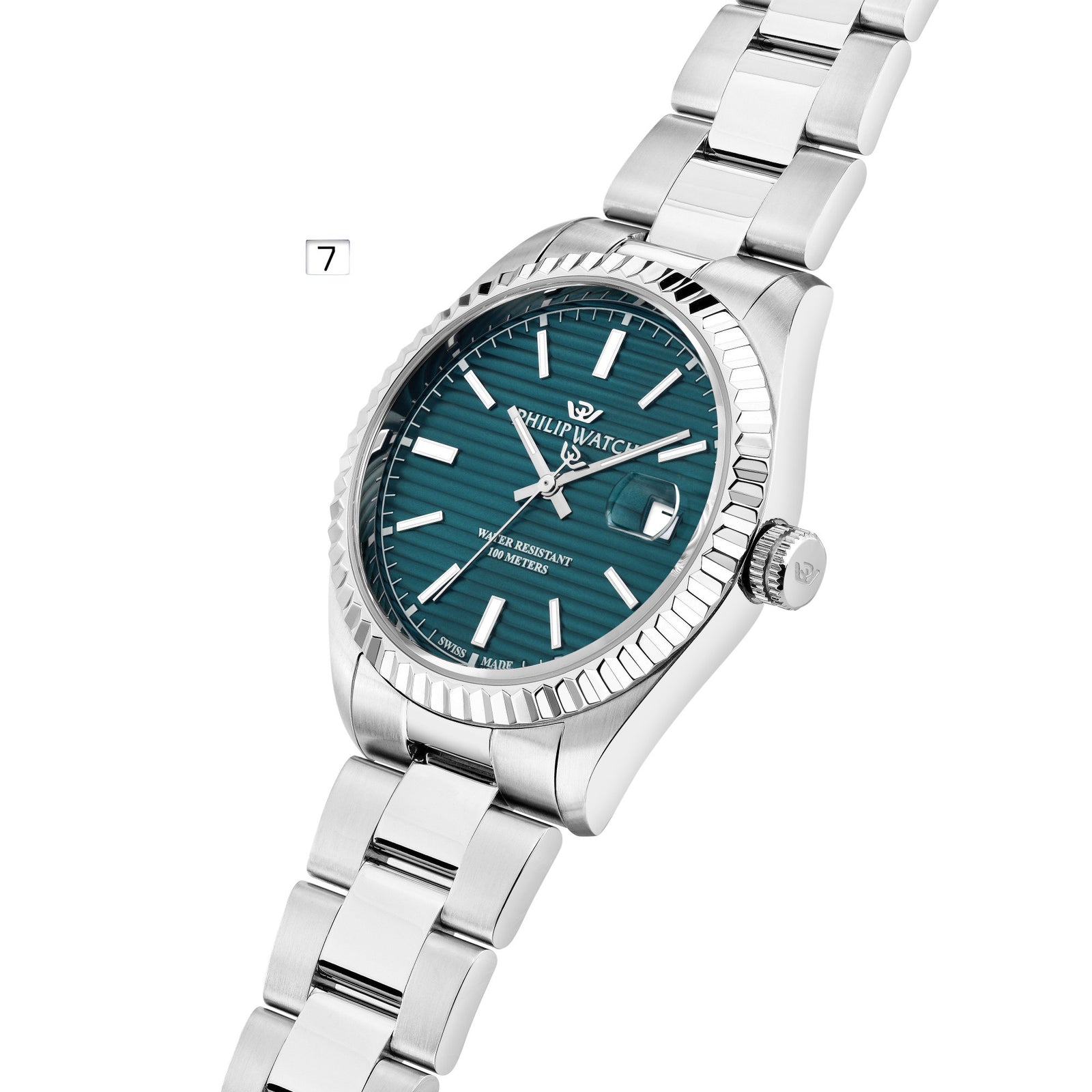 Orologio Philip Watch Caribe Urban R8253597130 uomo verde 39 mm-2b Gioielli