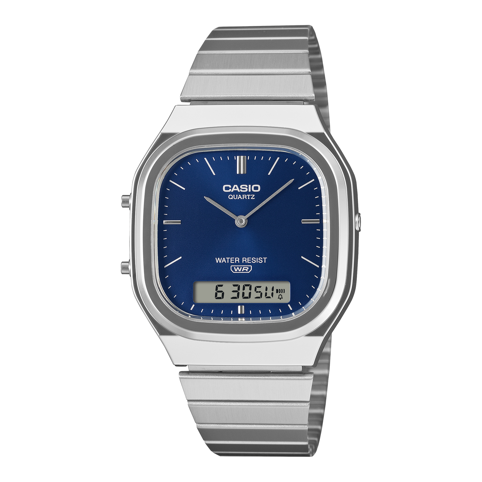 Orologio Casio Vintage AQ-240E-2A2EF unisex blu-2b Gioielli