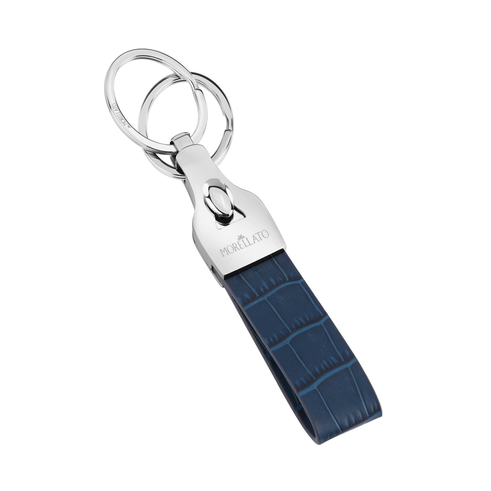Portachiavi Morellato Prestige SU1305 blu e acciaio-2b Gioielli