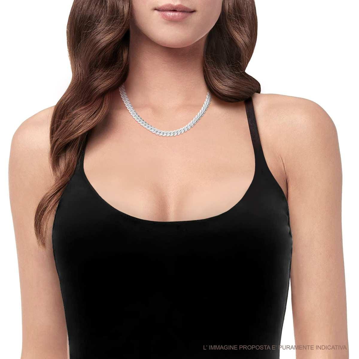 Collana in acciaio grumetta 50 cm-2b Gioielli