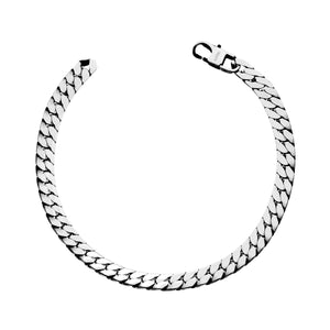 Bracciale uomo in acciaio grumetta 4,5 mm-2b Gioielli