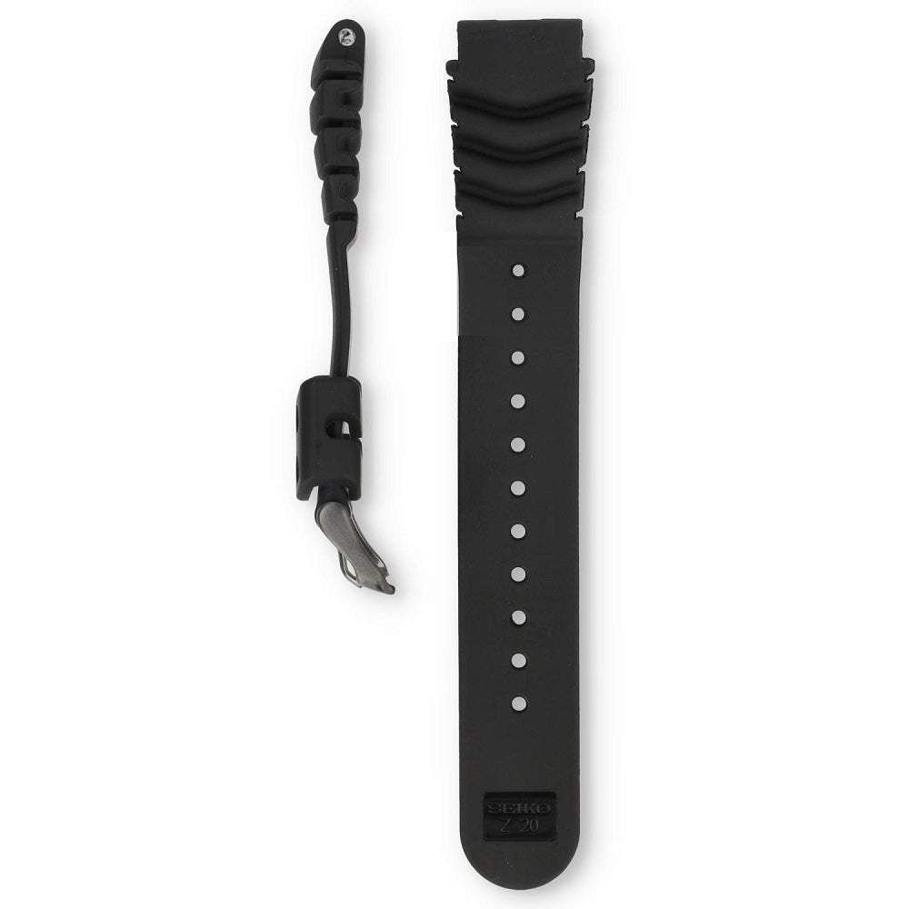 Cinturino Seiko originale per Marinemaster - ansa mm 20 fibbia nera-2b Gioielli