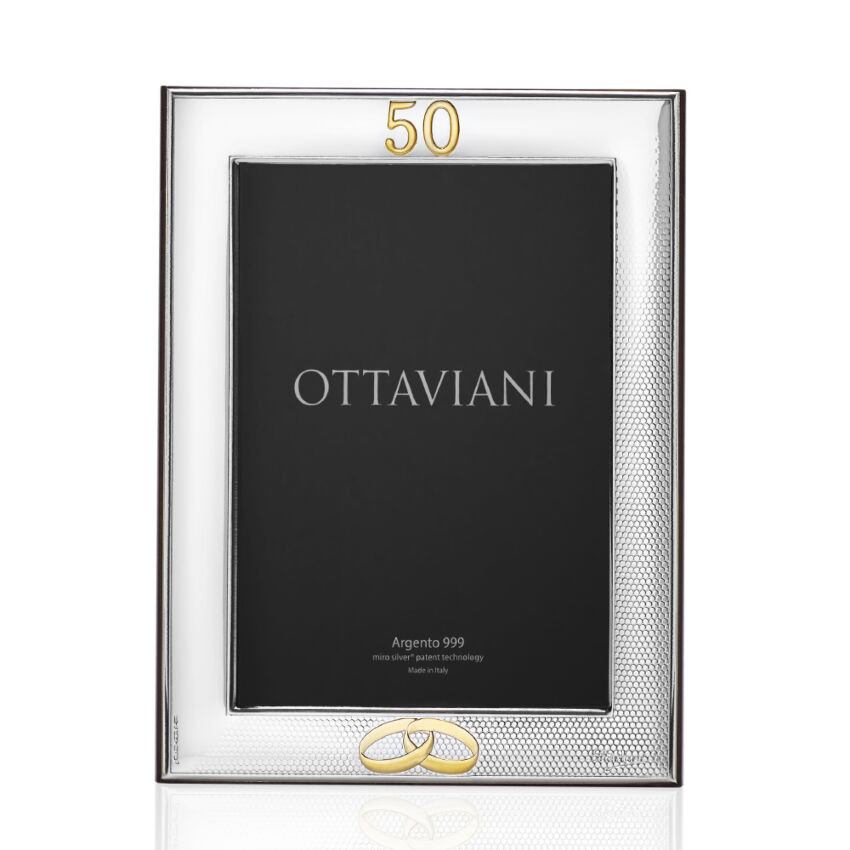 Cornice Ottaviani 50 Anni Insieme 13x18-2b Gioielli