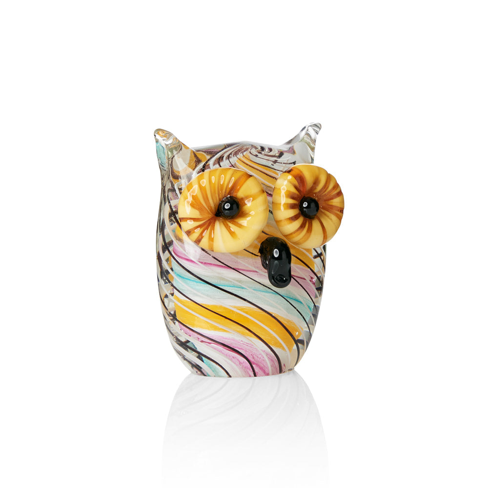 Scultura Ottaviani Gufetto Arcobaleno-2b Gioielli