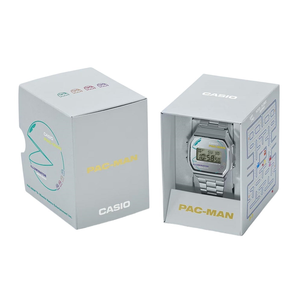 Orologio Casio Collection A168WEPC-7AER PAC-MAN WAKA WAKA Limited Edition-2b Gioielli