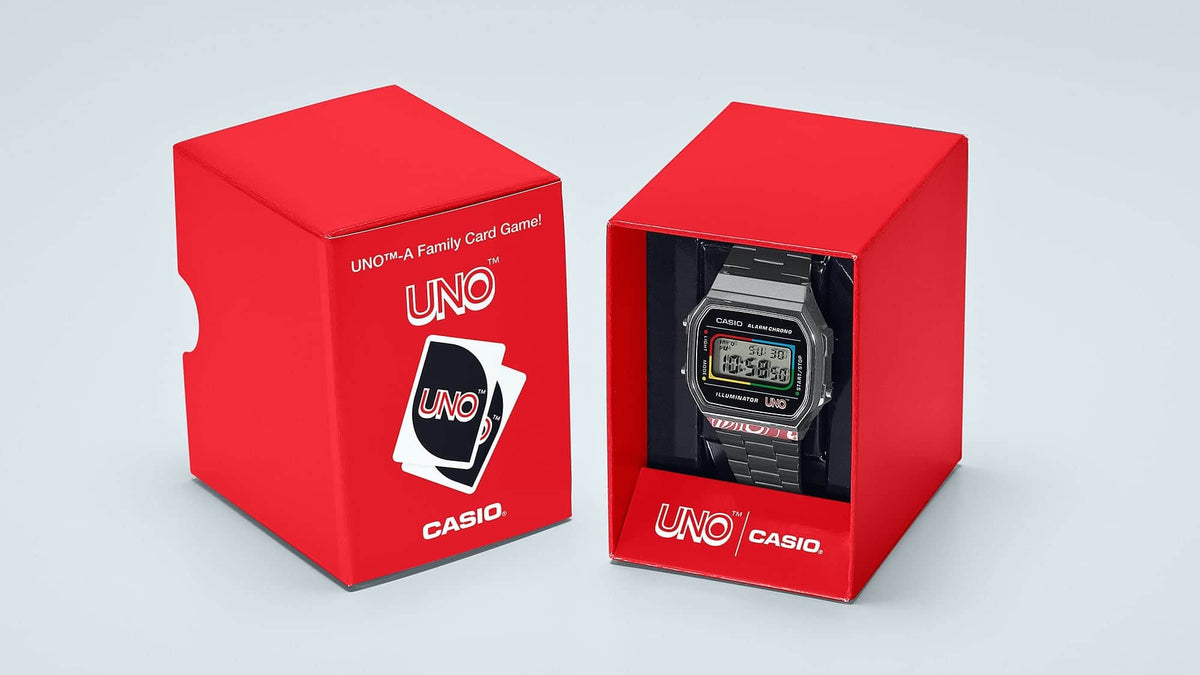 Orologio Casio Collection A168WEUC-1AER UNO Limited Edition uomo 36 mm-2b Gioielli