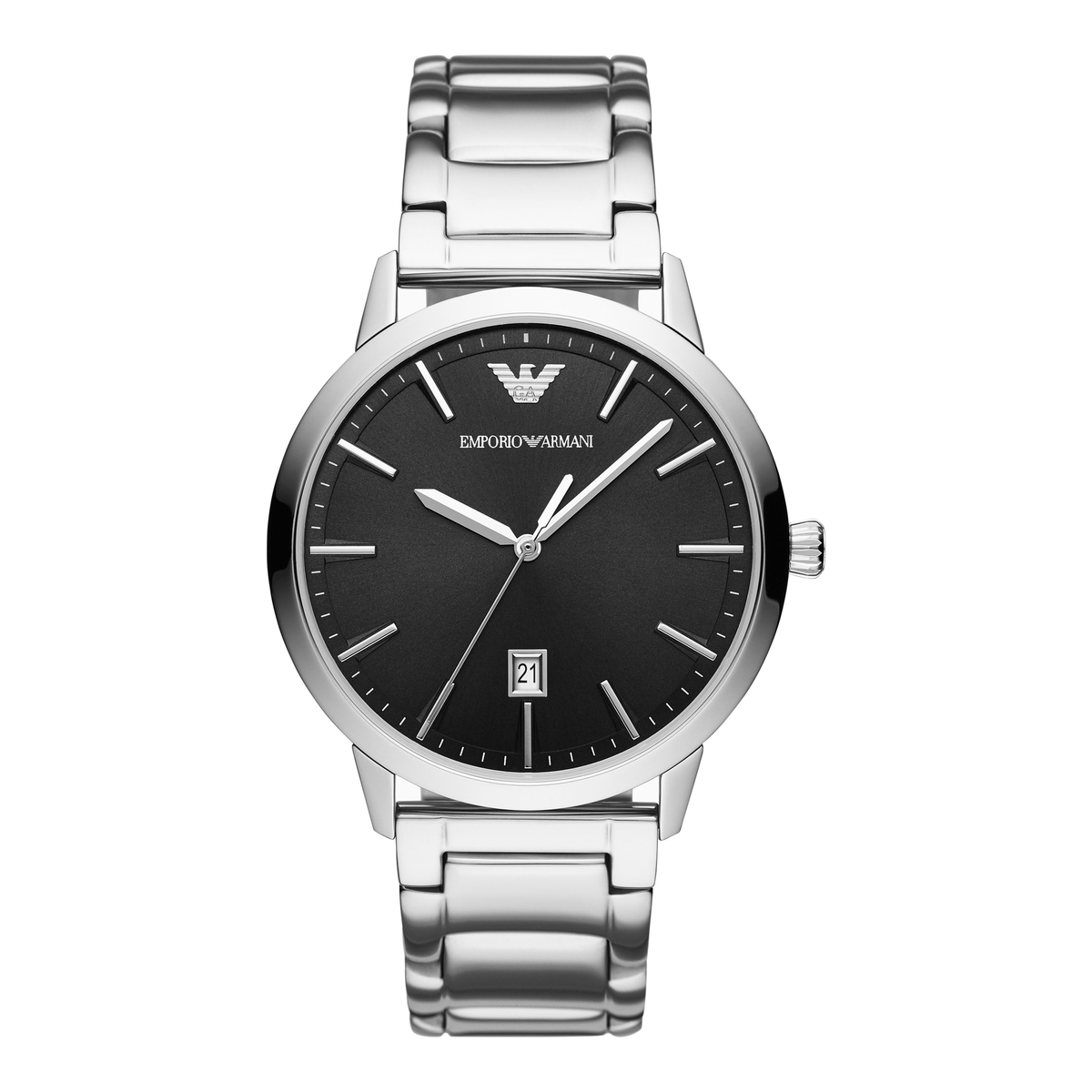 Orologio Emporio Armani AR11310 uomo 43 mm quadrante nero - vista frontale