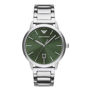 Orologio Emporio Armani AR11575 uomo 43 mm quadrante verde - vista frontale