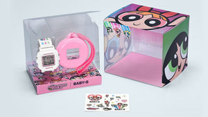 Orologio Casio Baby-G BGD-10KPP-7ER Powerpuff Girls Superchicche donna-2b Gioielli