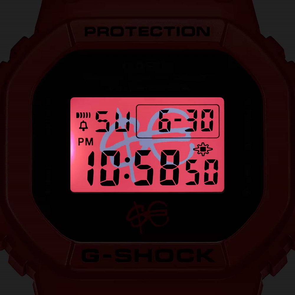 Orologio Casio G-Shock DW-5600SFE25-4ER SFERA EBBASTA Limited Edition uomo 43 mm-2b Gioielli