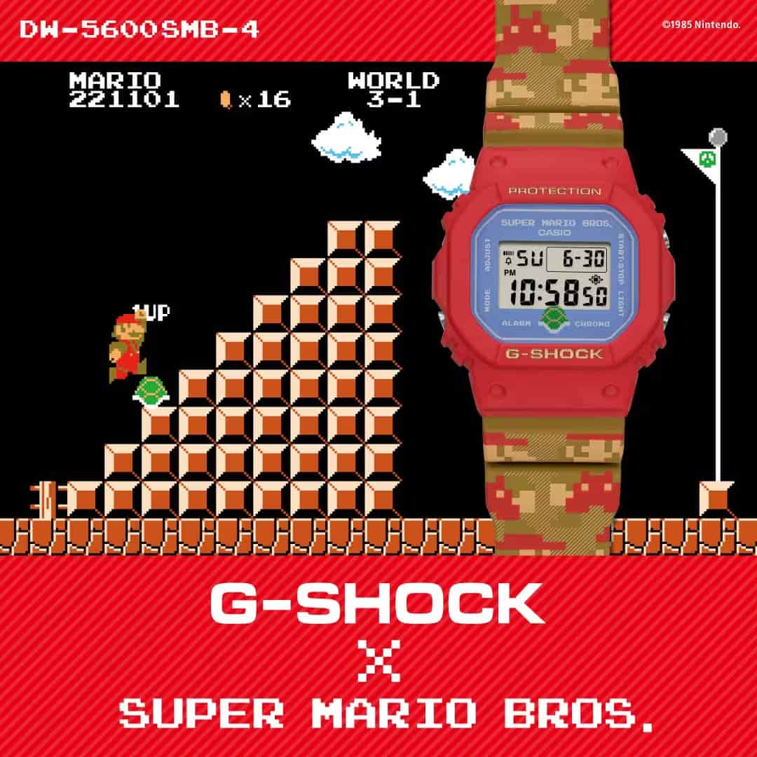 Orologio Casio G-Shock Super Mario Bros DW-5600SMB-4ER Limited Edition