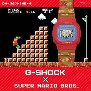 Orologio Casio G-Shock Super Mario Bros DW-5600SMB-4ER Limited Edition-2b Gioielli