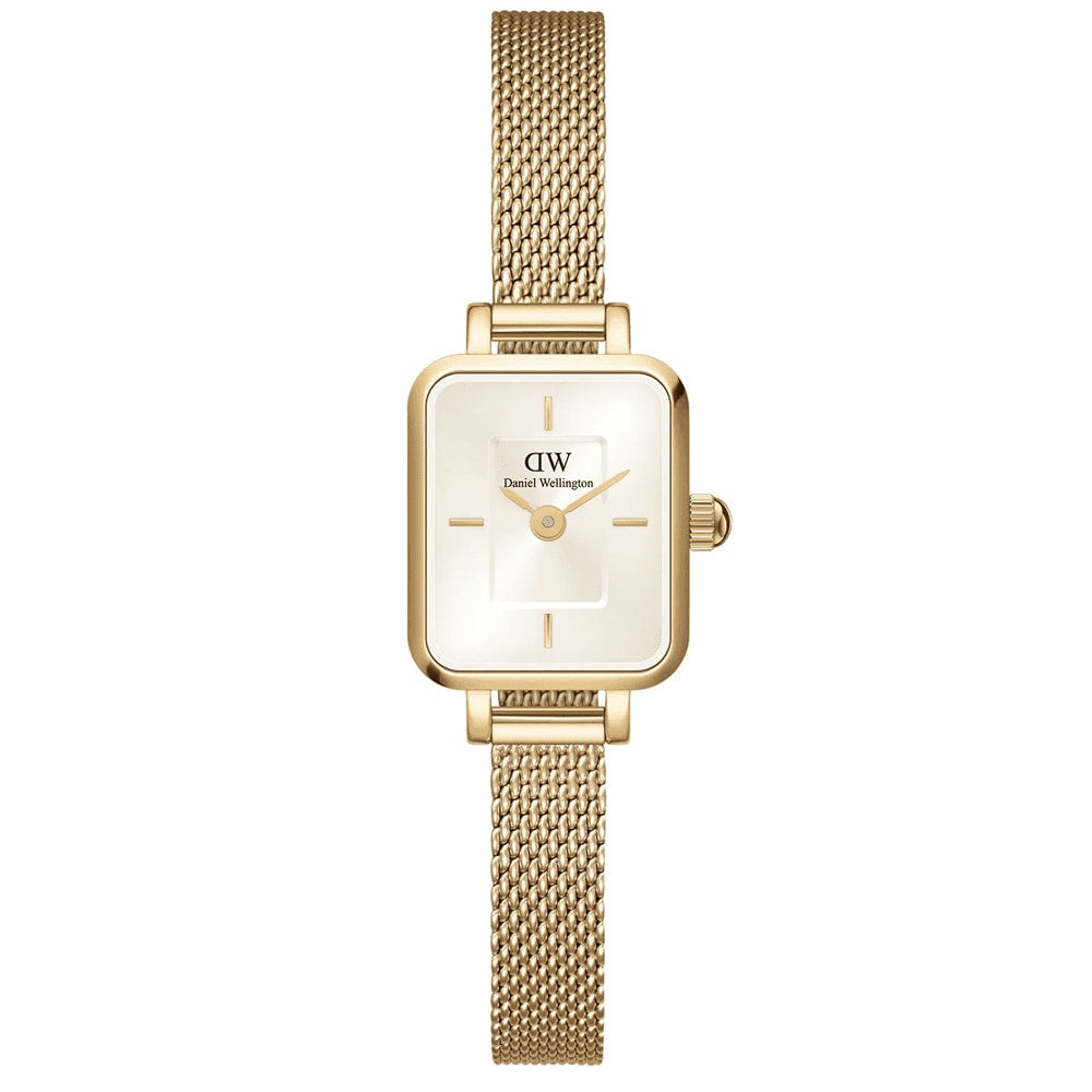 Orologio DW Quadro Mini Evergold DW00100656 donna 15x18 mm-2b Gioielli