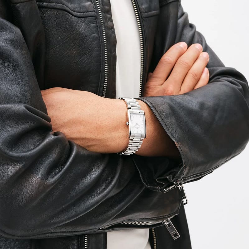 Orologio DW The Bound Silver DW00100701 uomo 35x24 mm-2b Gioielli