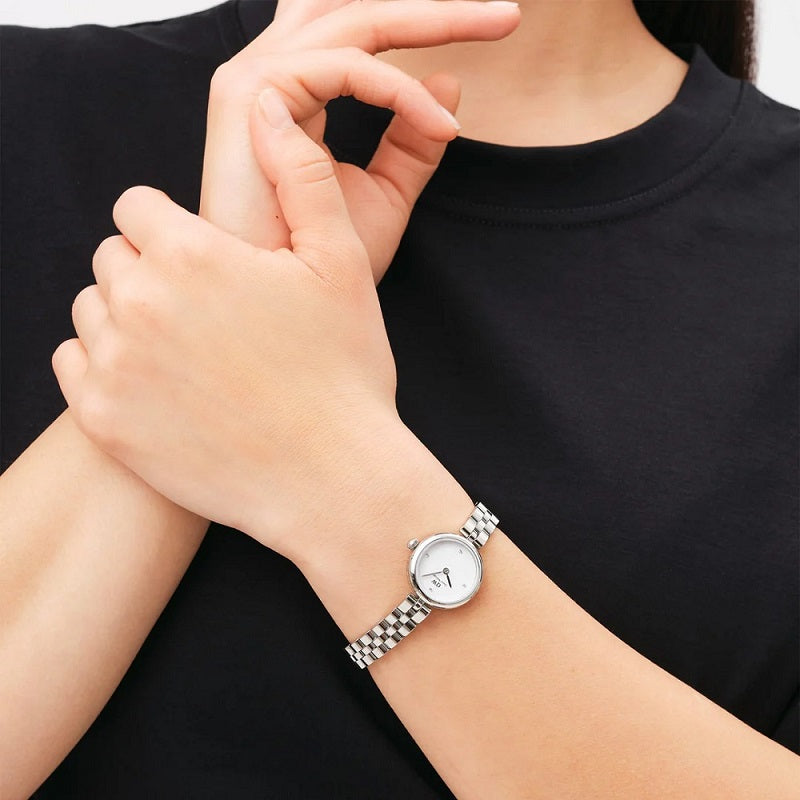 Orologio DW Elan Lumine Silver DW00100716 donna 22 mm-2b Gioielli