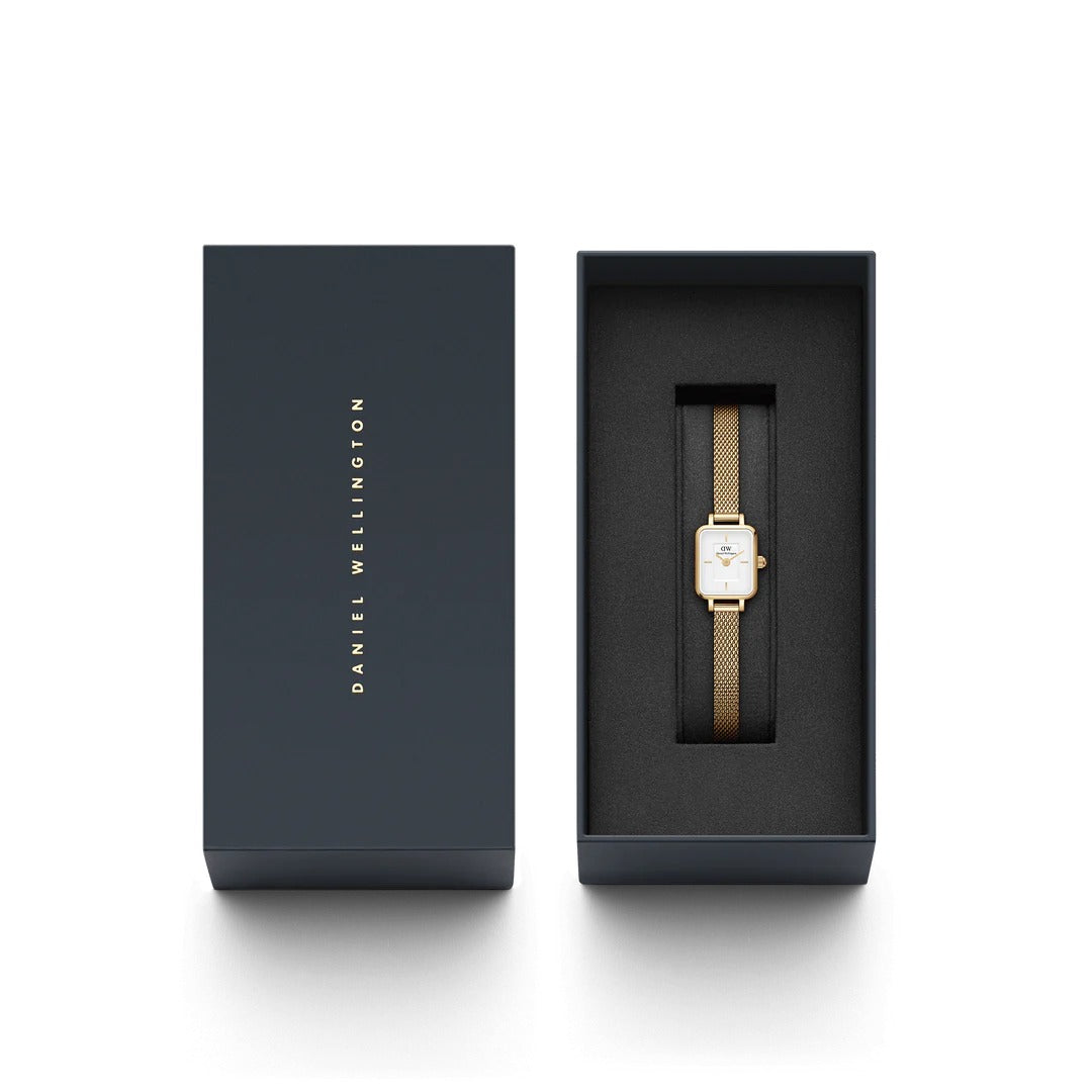 Orologio DW Quadro Mini Evergold DW00100725 donna 15x18 mm-2b Gioielli