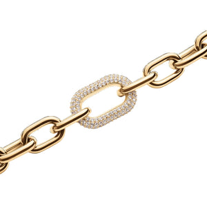 Bracciale DW Crystal Link Gold DW00400592 donna 175 mm-2b Gioielli