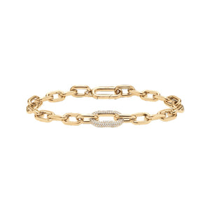 Bracciale DW Crystal Link Gold DW00400592 donna 175 mm-2b Gioielli