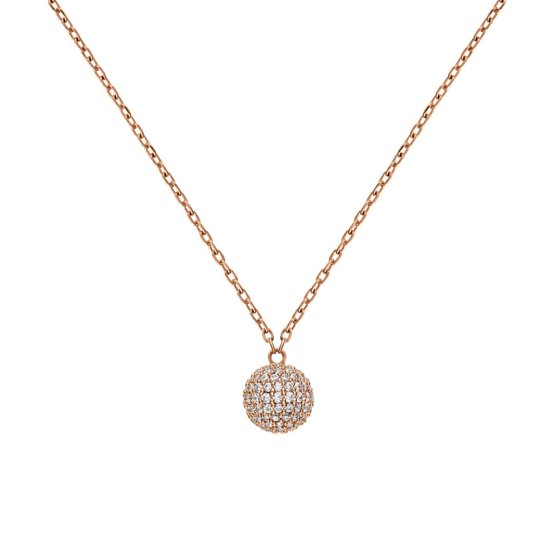 Collana DW Pavè Crystal Rose Gold DW00400625 donna-2b Gioielli