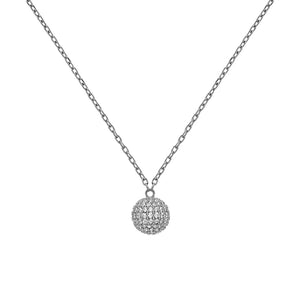 Collana DW Pavè Crystal Silver DW00400655 donna-2b Gioielli