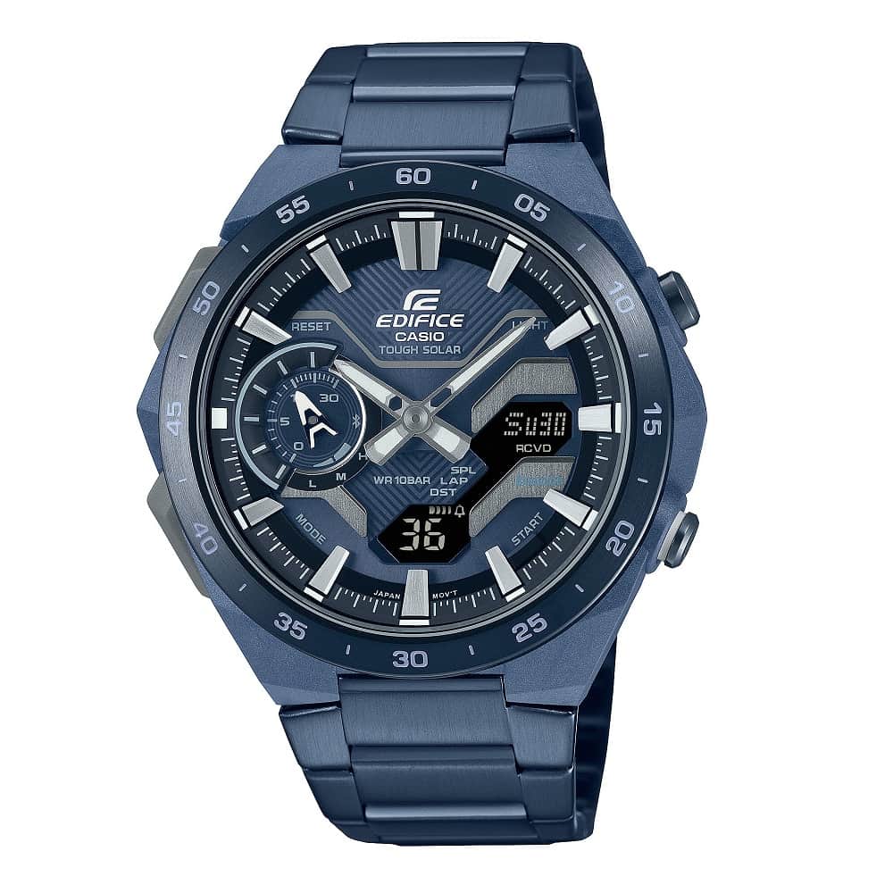 Orologio Casio Edifice Windflow ECB-2200CB-2AEF solare uomo 48 mm-2b Gioielli