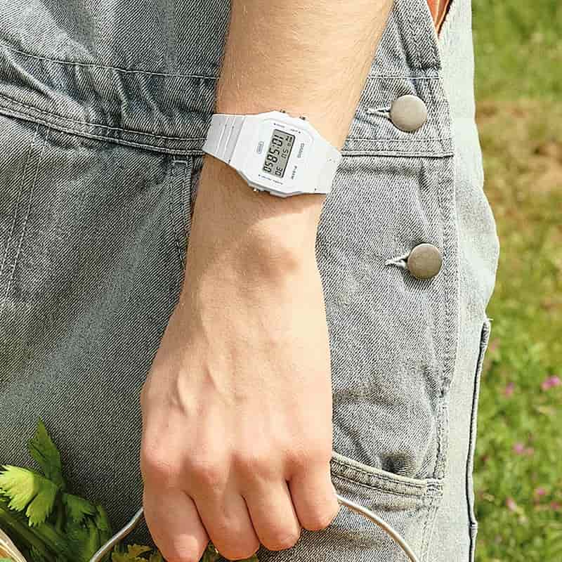 Orologio Casio Collection F-91WB-7AEF uomo 35 mm-2b Gioielli