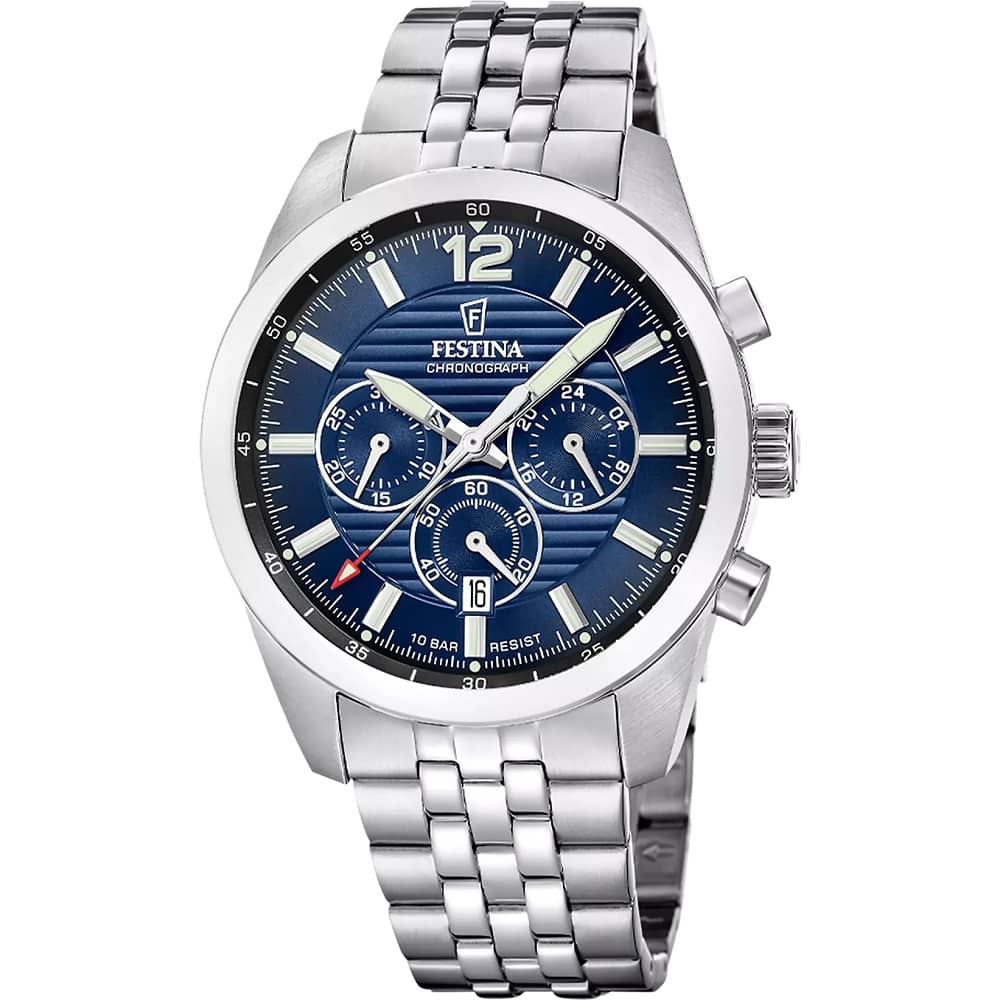 Orologio Festina Timeless Chronograph F20742/4 uomo 44 mm-2b Gioielli