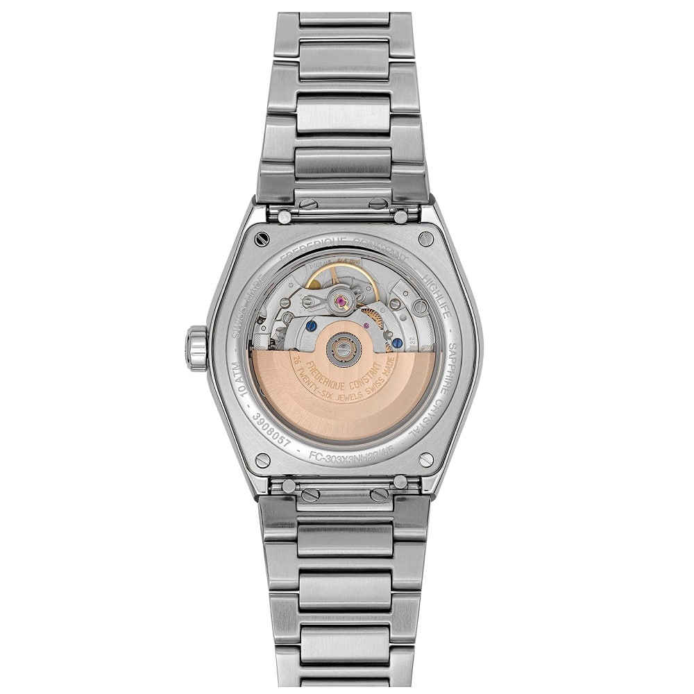 Orologio Frederique Constant Highlife FC-303G3NH6B automatico COSC uomo doppio cinturino 39 mm-2b Gioielli