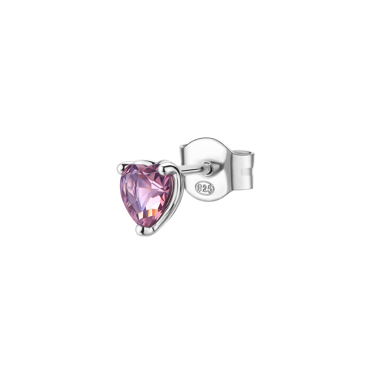 Monorecchino Brosway Fancy FTP09 donna argento 925 cuore rosa 5 mm-2b Gioielli
