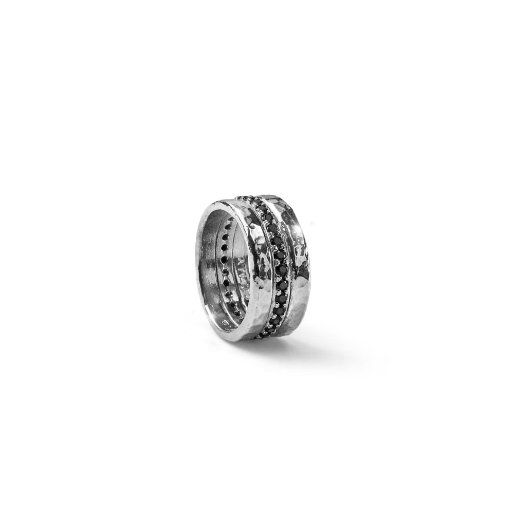 Anello Alessandro Magrino Luxury argento uomo G2324 misura 28-2b Gioielli