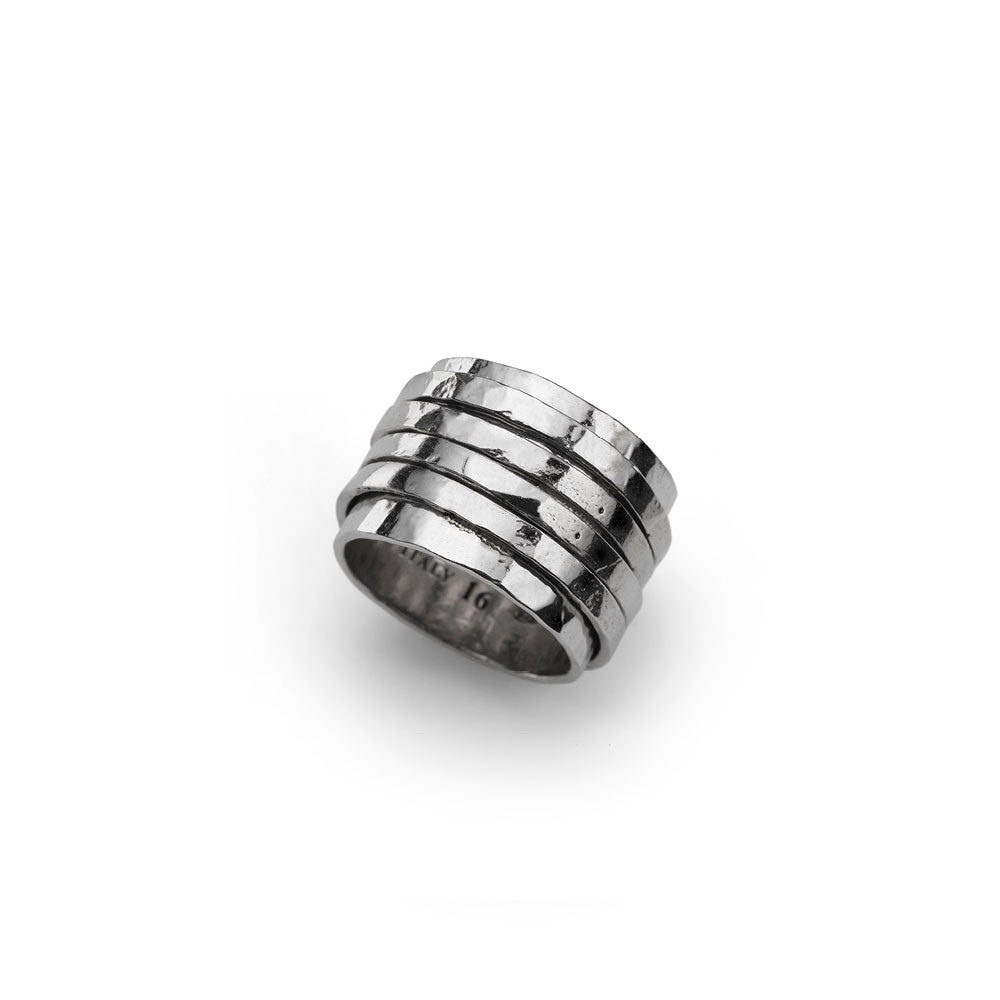 Anello Alessandro Magrino Circle argento uomo G3524 misura 24-2b Gioielli