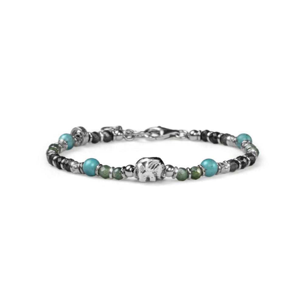 Bracciale Alessandro Magrino Elefante argento uomo G3910-2b Gioielli