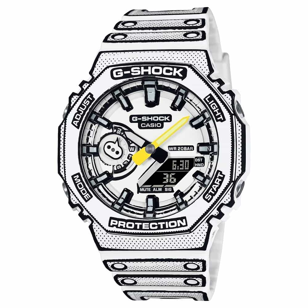 Orologio Casio G-Shock GA-2100MNG-7AER Manga Limited Edition uomo 45 mm-2b Gioielli