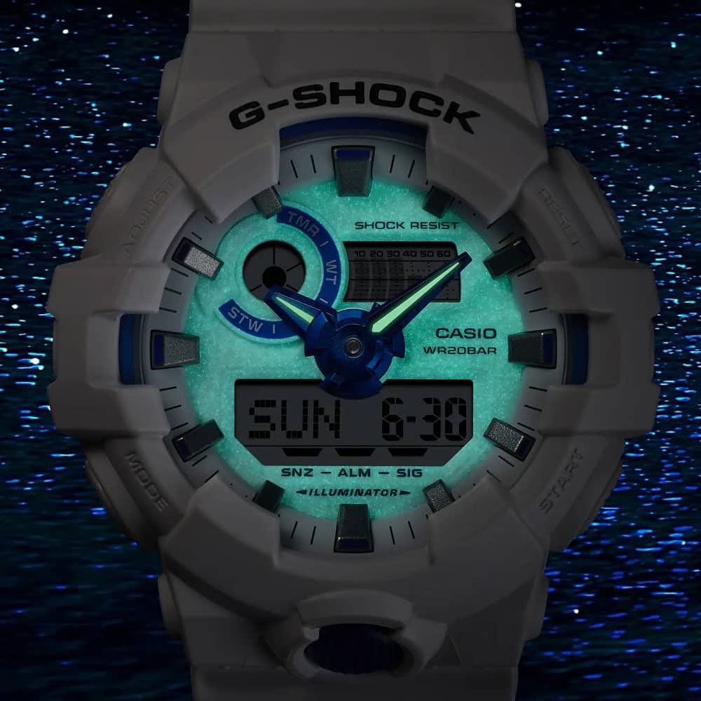 Orologio Casio G-Shock GA-700HDS-7AER Hidden Glow uomo 53 mm-2b Gioielli