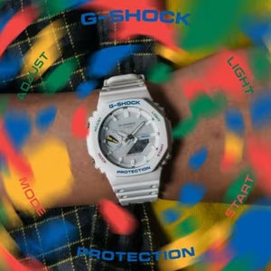 Orologio Casio G-Shock GA-B2100FC-7AER Multi Color Accents solare uomo-2b Gioielli