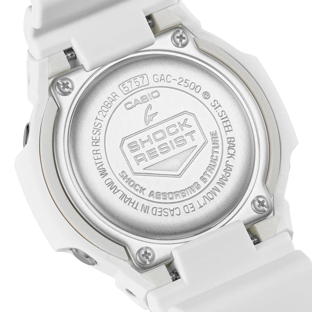 Casio G-SHOCK GAC-2500-7AER bianco | Serie GAC-2500-2b Gioielli