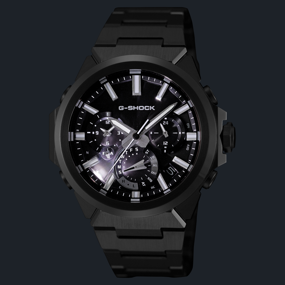 Casio G-SHOCK GST-W1000D-1AER G-STEEL Tough Solar nero acciaio-2b Gioielli