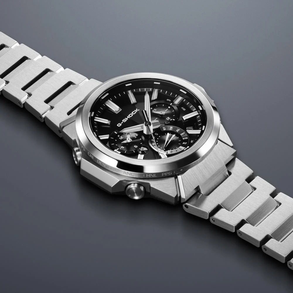 Casio G-SHOCK GST-W1000D-1AER G-STEEL Tough Solar nero acciaio-2b Gioielli